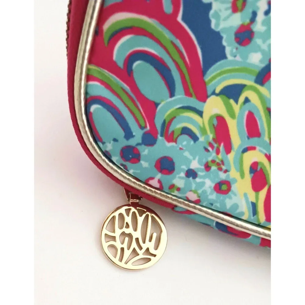 Lilly Pulitzer Folio/Tablet Sleeve Lilly's Lagoon Neoprene Zip Around 13x10